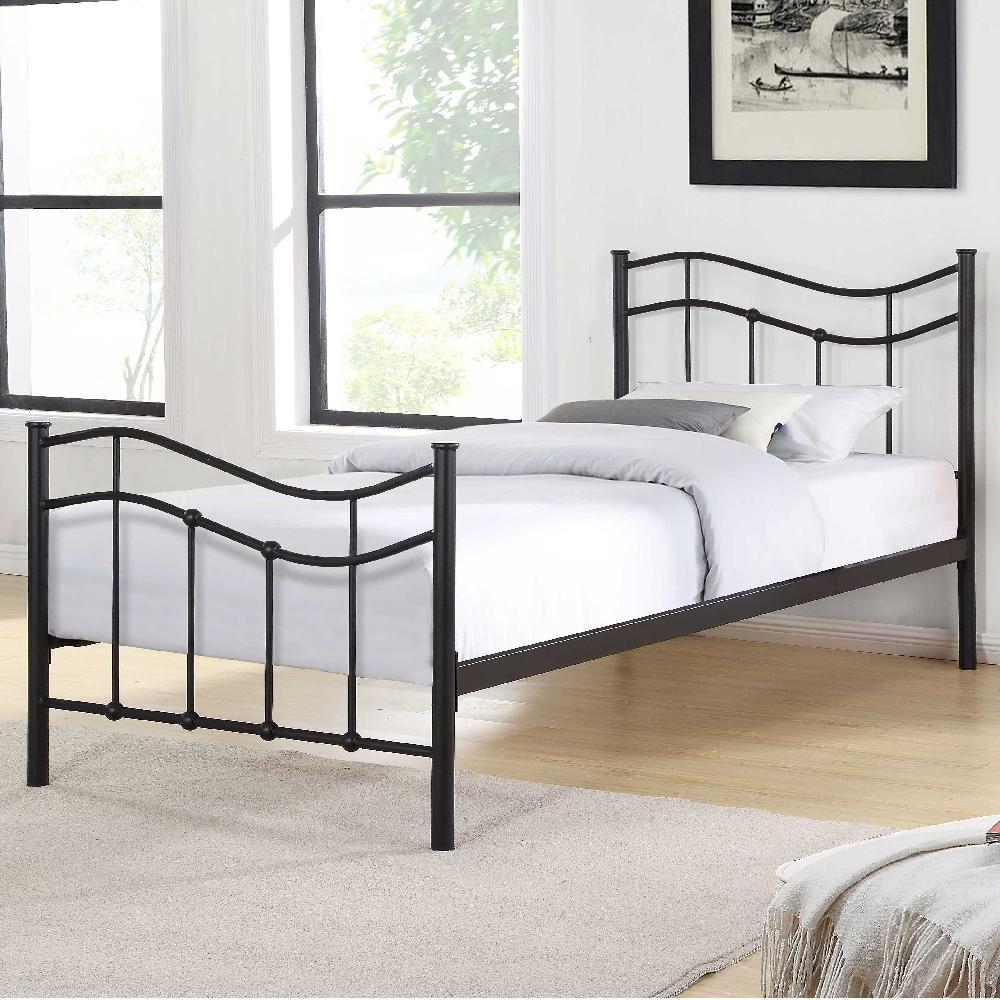 emob Eenpersoonsbed Odile metaal - zwart