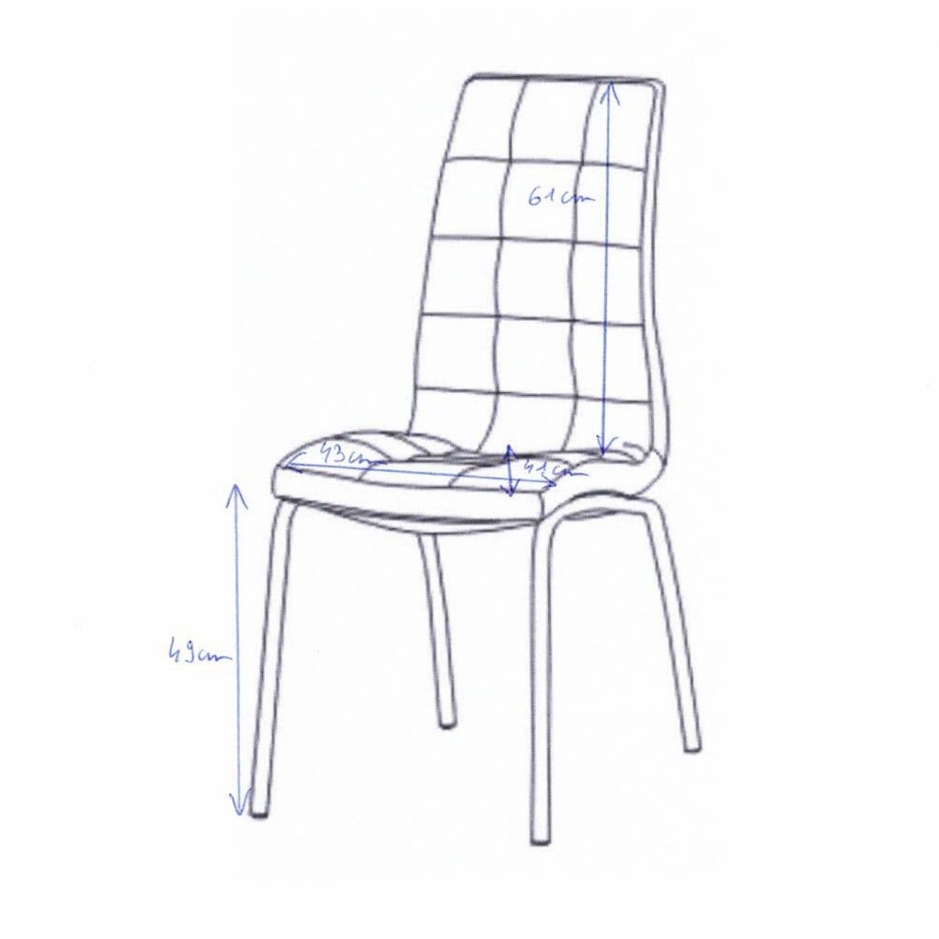 Emob Eetkamerstoel Merlino - Zwart