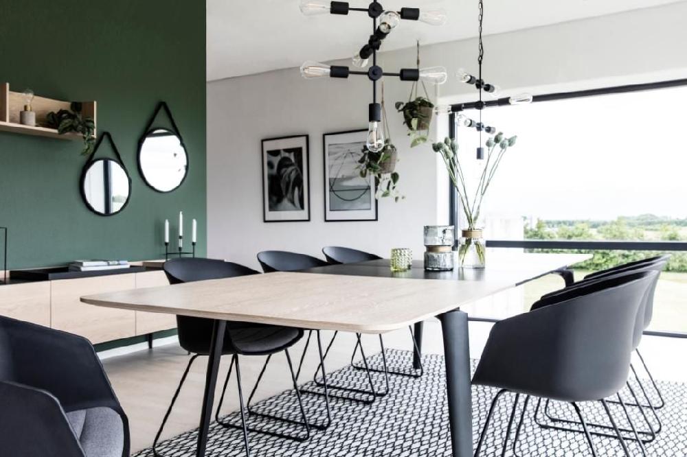 Emob Eettafel Cecile 200x100 - Effen Beige