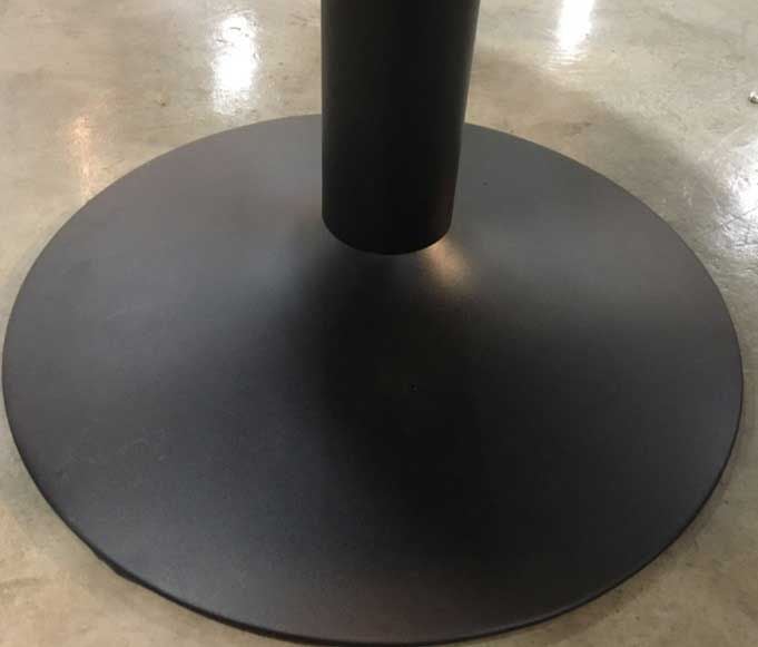 Emob Eettafel Josua ø105 Cm - Zwart