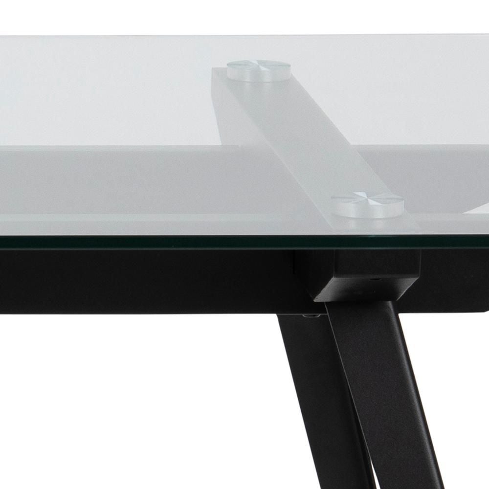 Emob Eettafel Maurane 180x90cm - Zwart