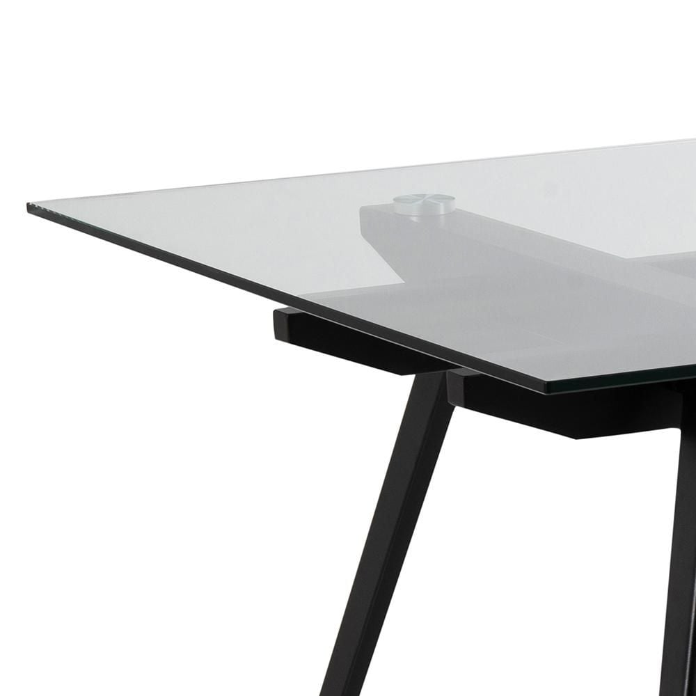 Emob Eettafel Maurane 180x90cm - Zwart