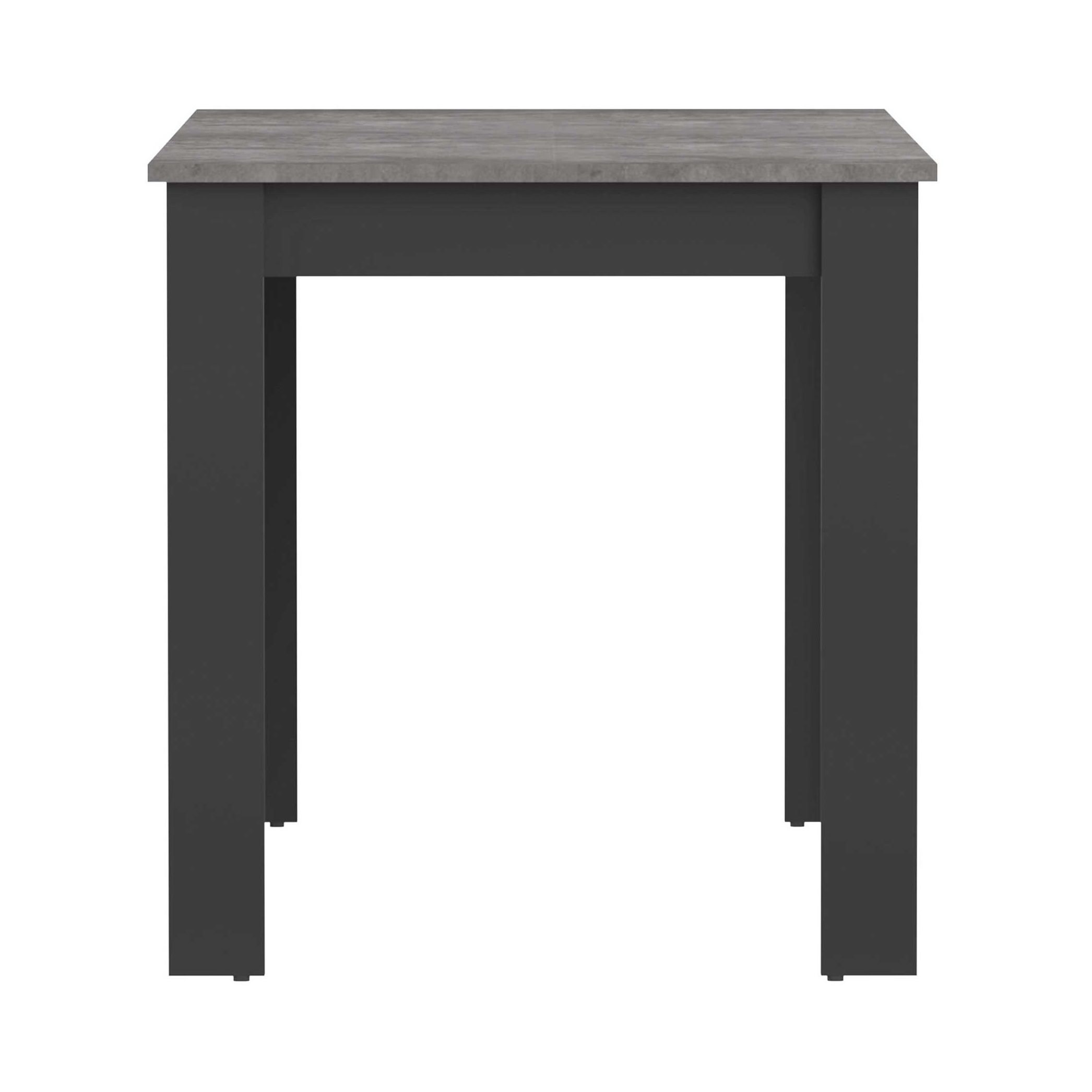 Emob Eettafel Nice 110x70 Cm - Zwart/beton