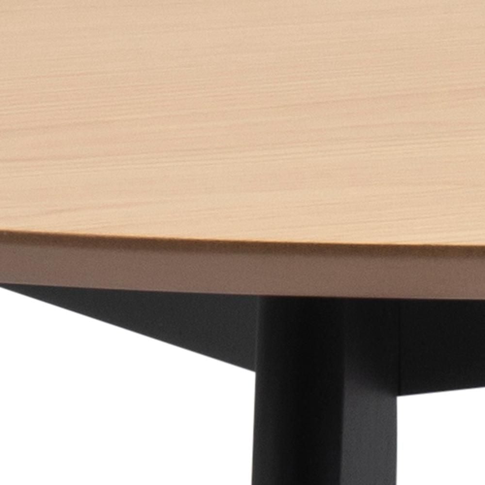 Emob Eettafel Rover Ø105 - Eik/zwart