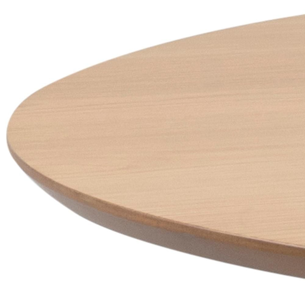 Emob Eettafel Rover Ø105 - Eik/zwart