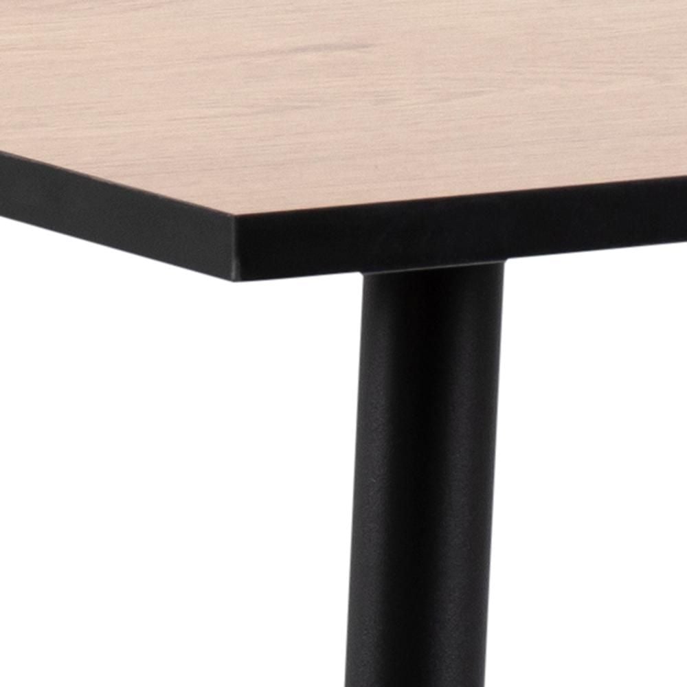 Emob Eettafel Wilhelm 80x80 - Wilde Eik/zwart
