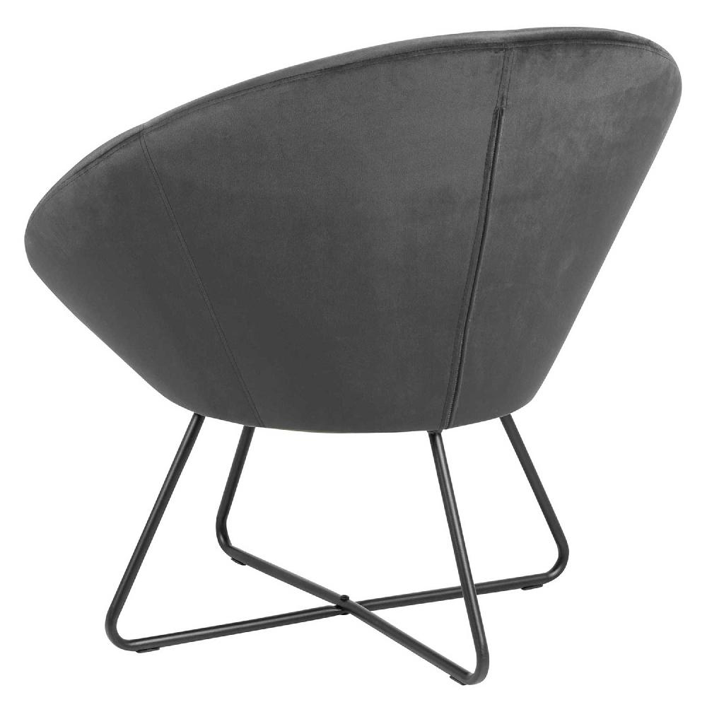 Emob Fauteuil Cezar - Donkergrijs/zwart