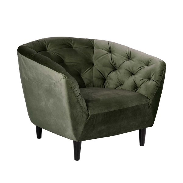 emob Fauteuil Isiah - bosgroen