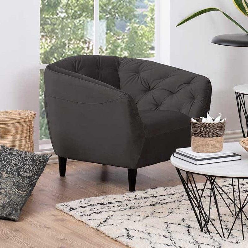 emob Fauteuil Isiah - grijs