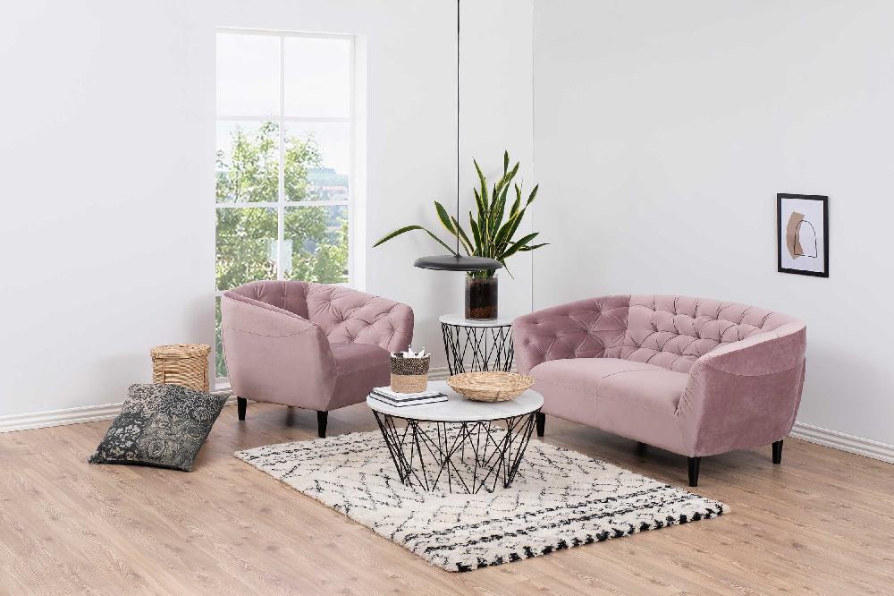 Emob Fauteuil Isiah - Roze