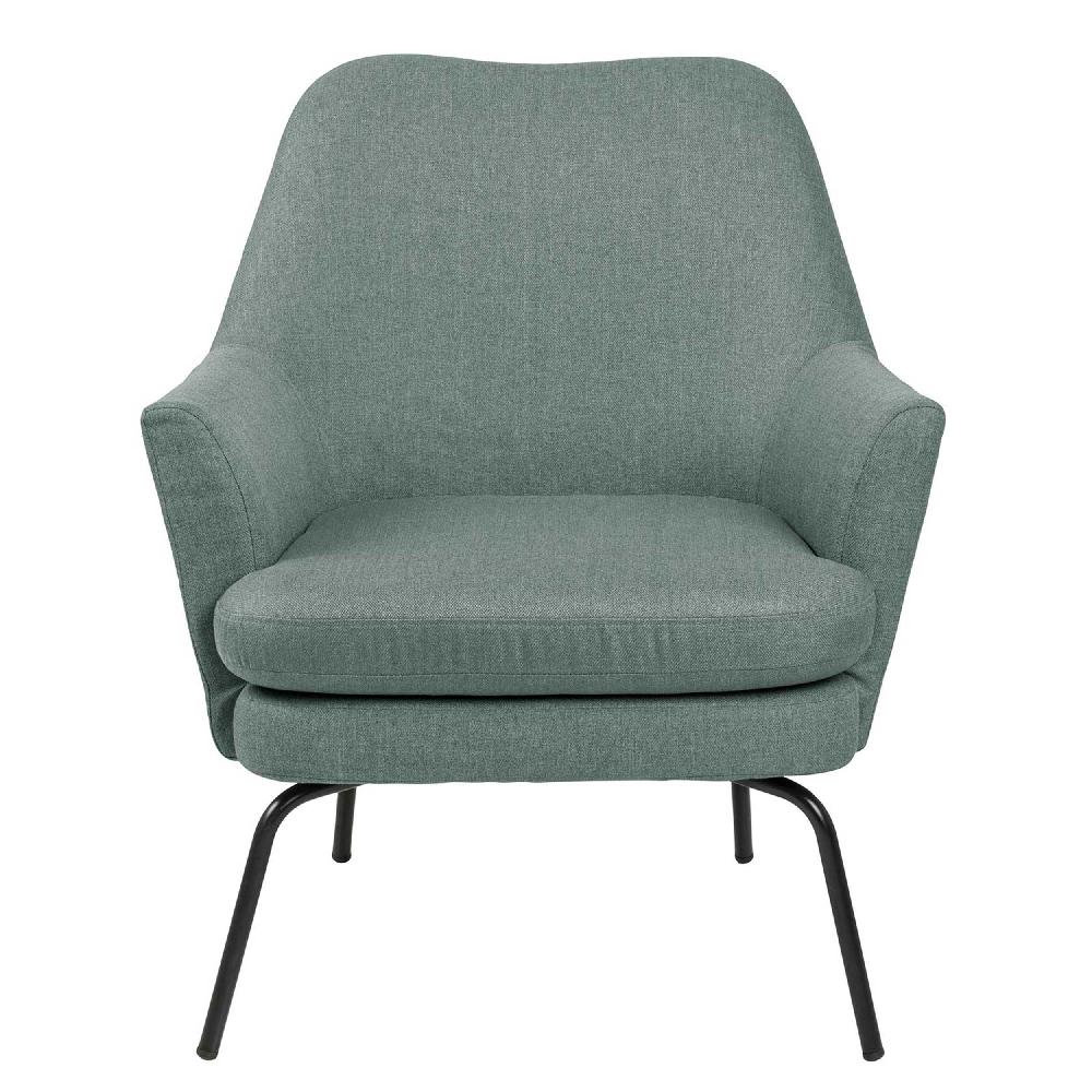 Emob Fauteuil Sari Stof - Olijf/zwart