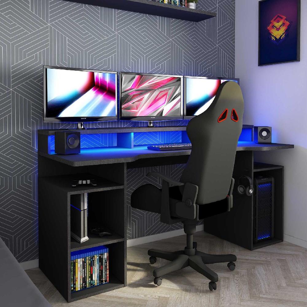 emob Gaming bureau Tadic 178cm - grijs