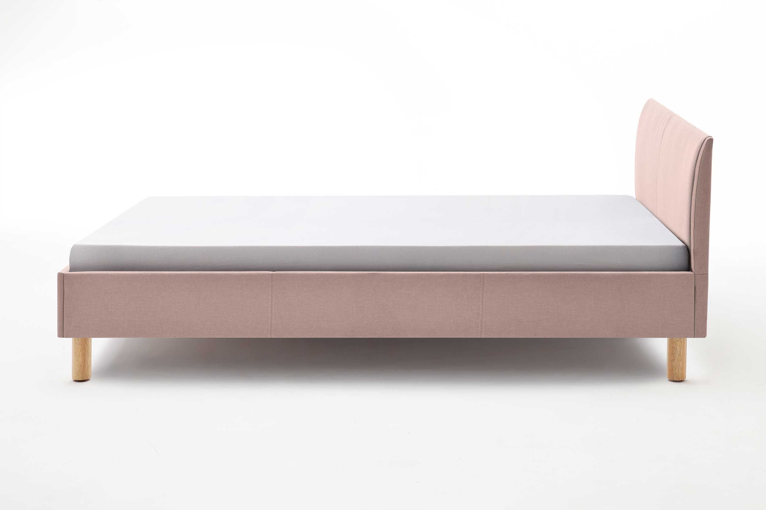 Emob Gestoffeerd Bed Amber 140x200 - Oudroze