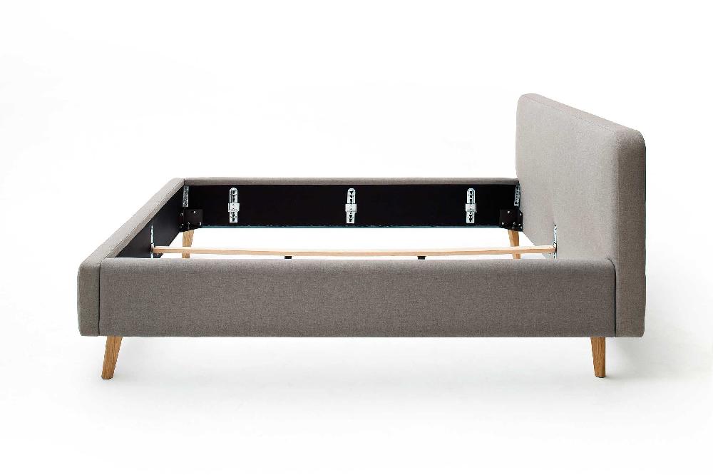 Emob Gestoffeerd Bed Tony 180x200 - Taupe