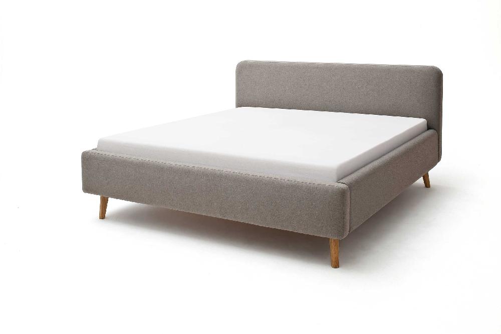 Emob Gestoffeerd Bed Tony 180x200 - Taupe