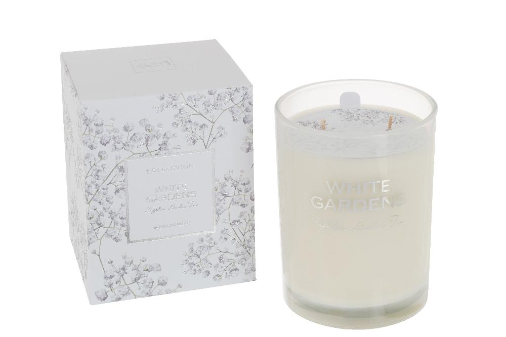 emob Geurkaars white gardens wit large-70u