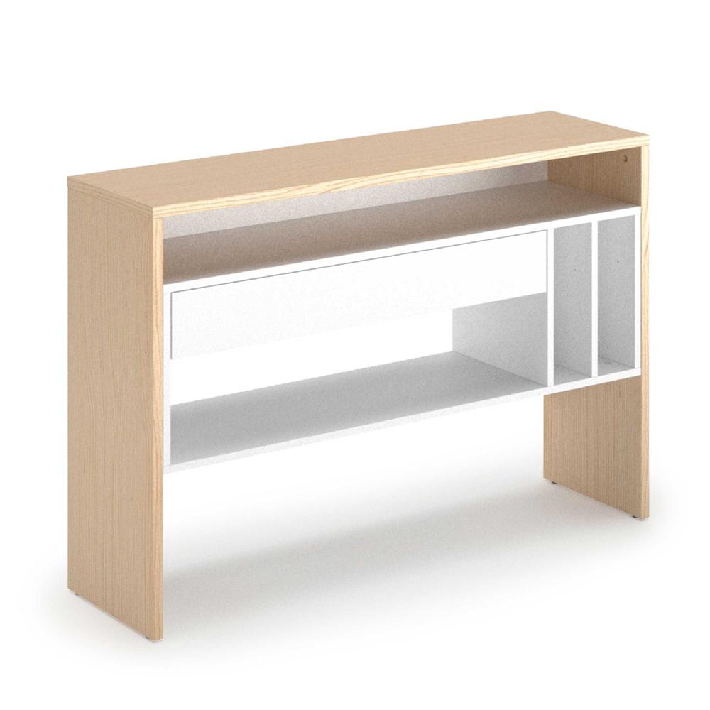 Emob Halkast Keros 120cm Met 1 Lade - Lichte Eik/wit