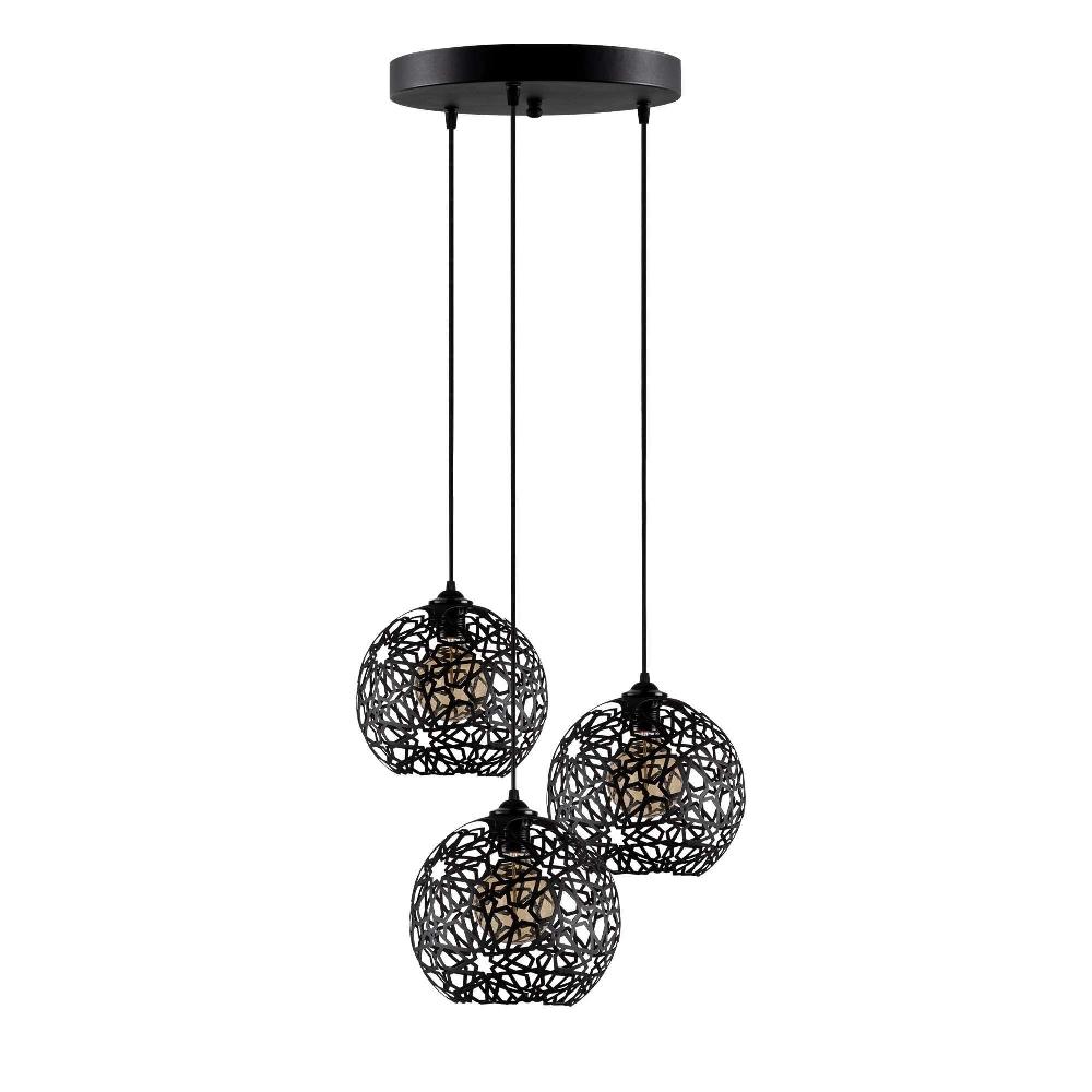 Emob Hanglamp Alby - Ø65x117cm - Zwart Metaal