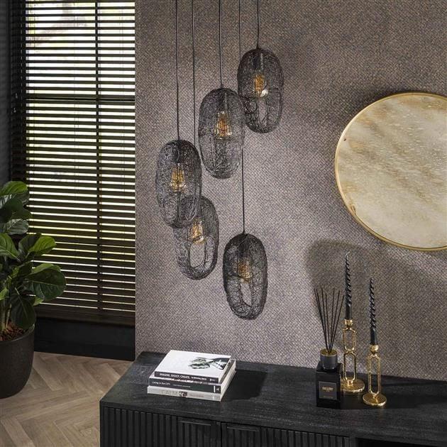 Emob Hanglamp Augen 180 Cm-Artic Zwart