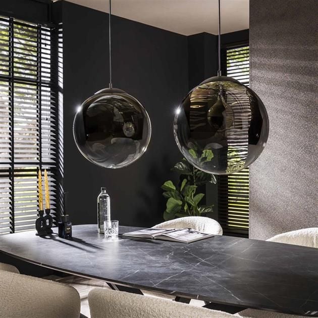 Emob Hanglamp Bessy 2 Lampkappen-rookglas