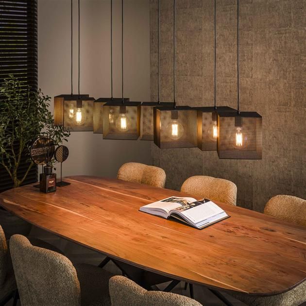 emob Hanglamp Brigand 150 cm-Artic zwart