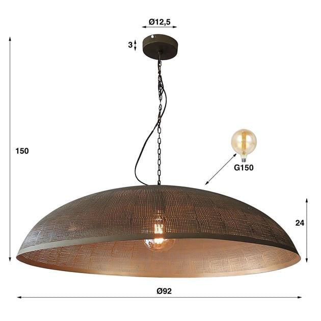 Emob Hanglamp Casimir ø 92 Cm -antiek Brons
