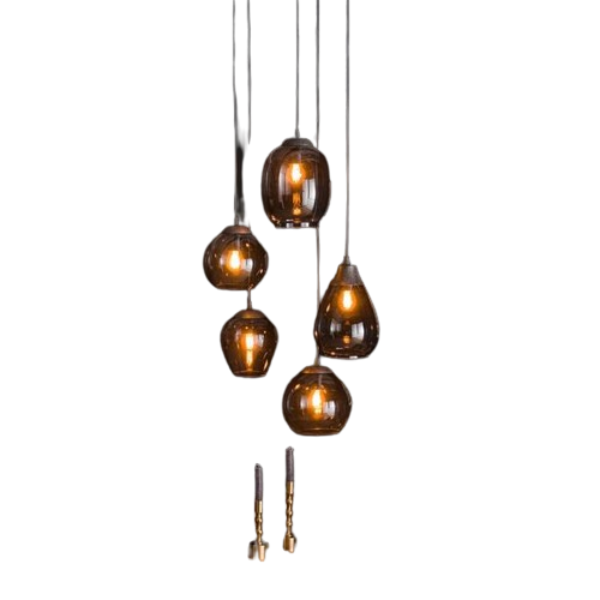 Emob Hanglamp Charisma-Verchroomd Glas