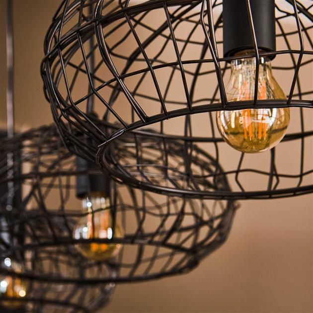 Emob Hanglamp Conny 150 Cm-zwartbruin