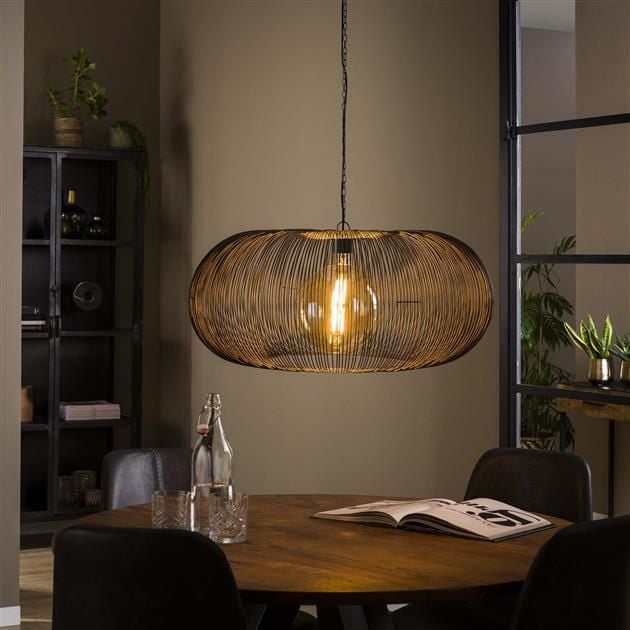 emob Hanglamp Disco-zwart nikkel