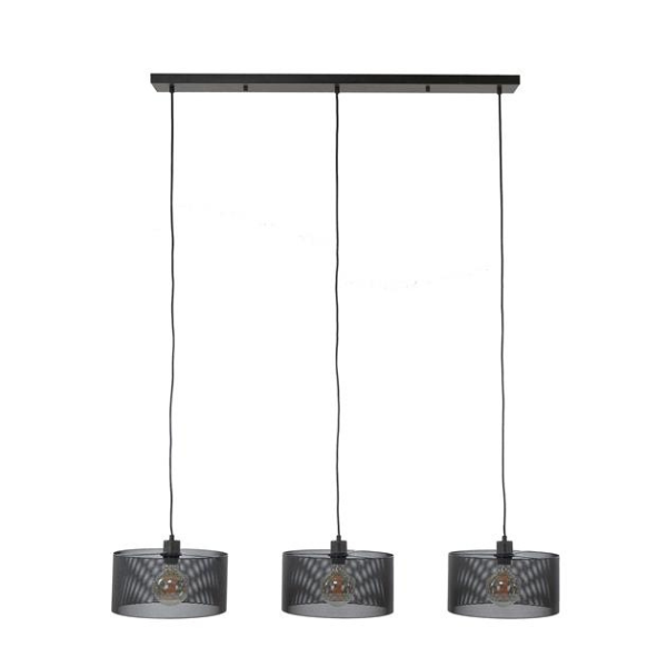 Emob Hanglamp Hamza - 30x120x150 Cm - Metaal/zwart
