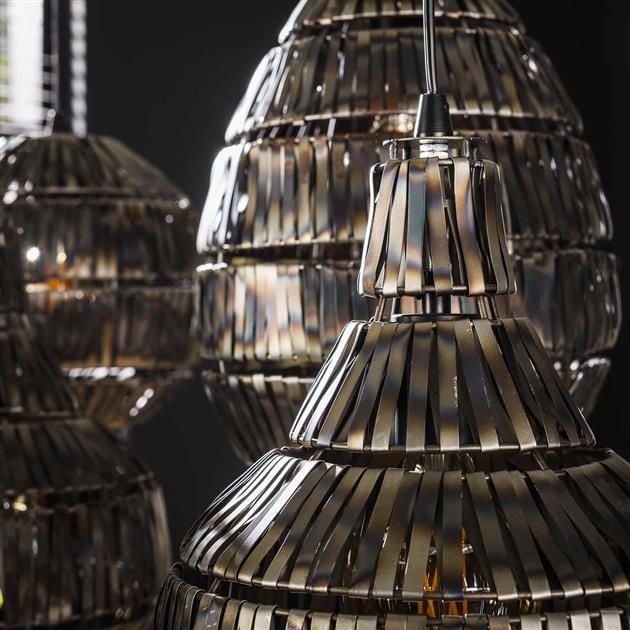 Emob Hanglamp Shannon 130 Cm-zwartbruin