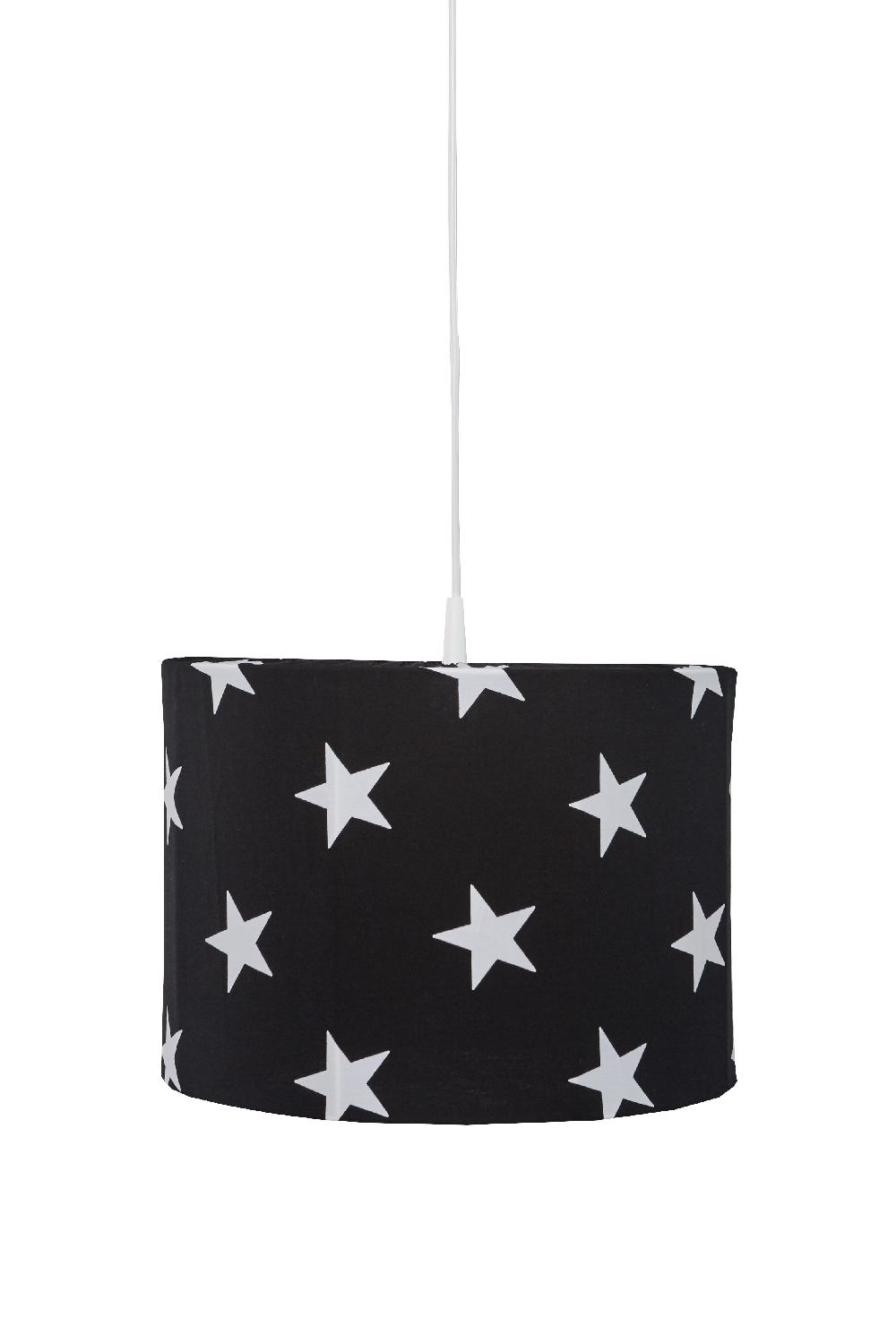 Emob Hanglamp Stars - Zwart/wit