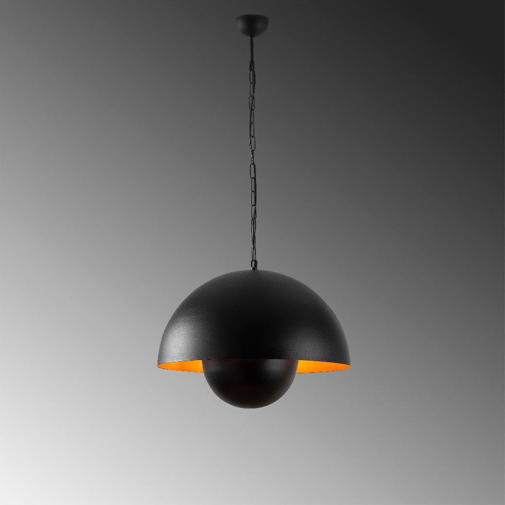 Emob Hanglamp Tatum - 40x40x91cm - Zwart Metaal