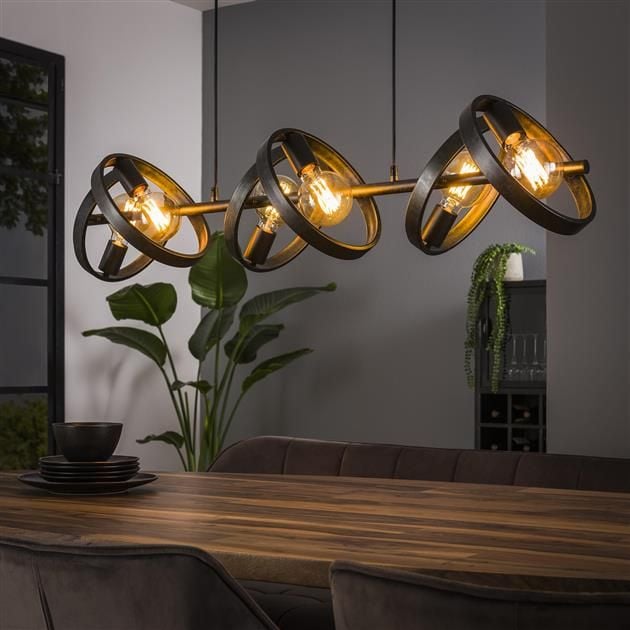 emob Hanglamp voor 3 lichtbronnen Charles-Charcoal
