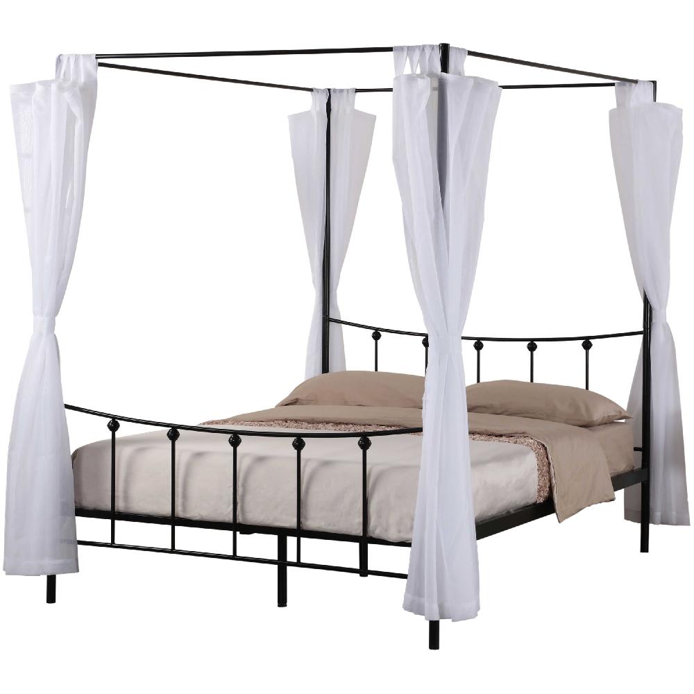 Emob Hemelbed Amore Metaal 140x200 - Zwart