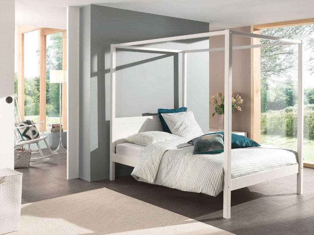 Emob Hemelbed Charlotte 140x200 - Wit