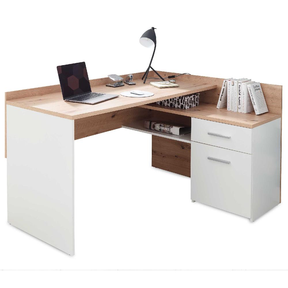 Emob Hoekbureau Morkov - Eik/wit