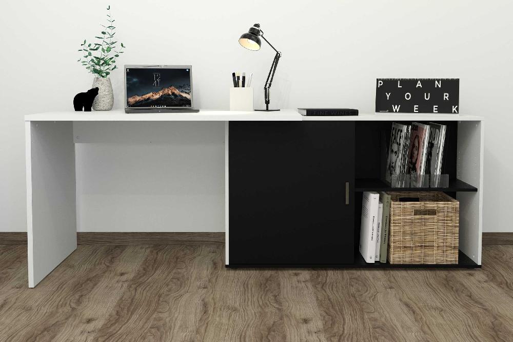 Emob Hoekbureau Vaiana - Wit/zwart