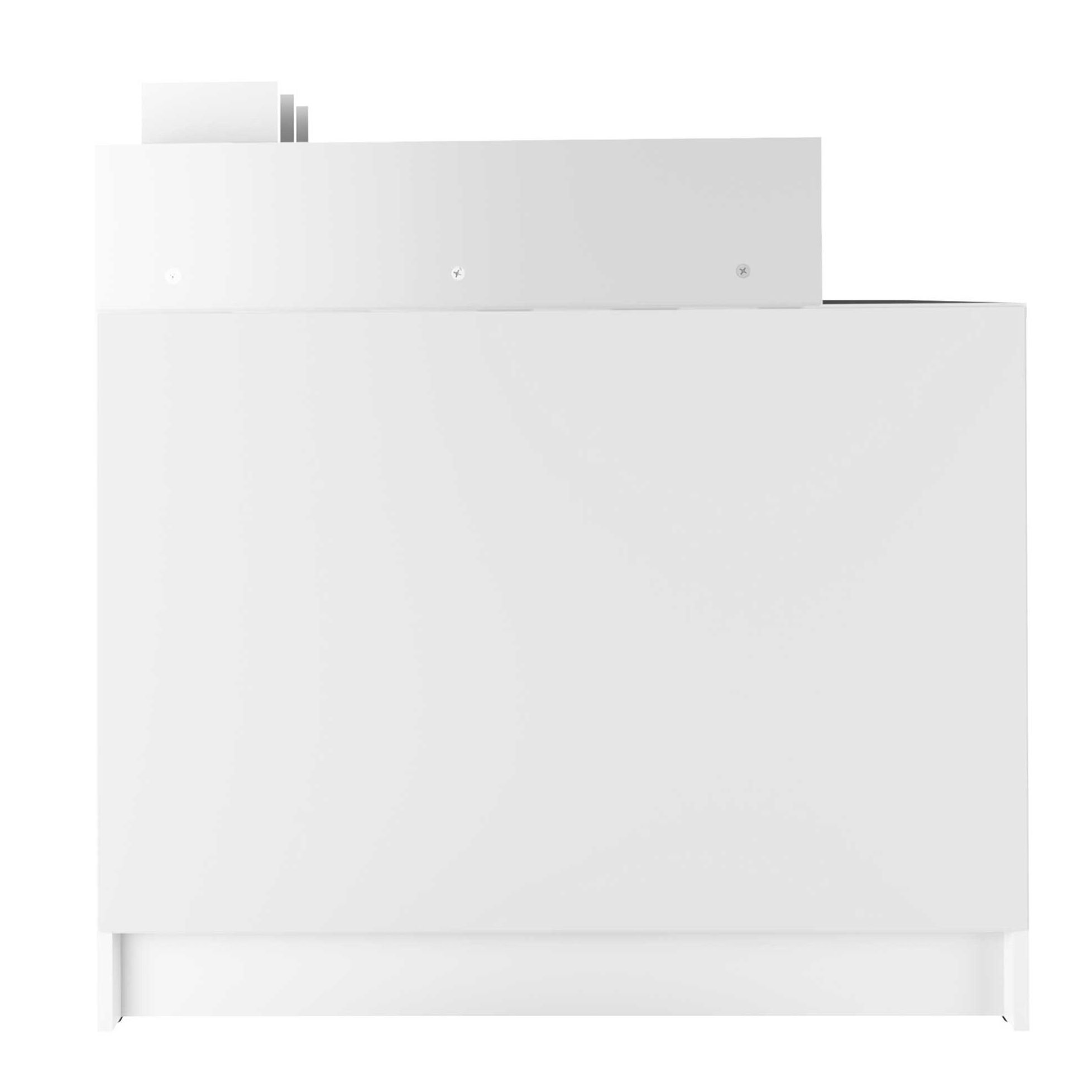 Emob Hoekbureau Wall (klein) - Wit