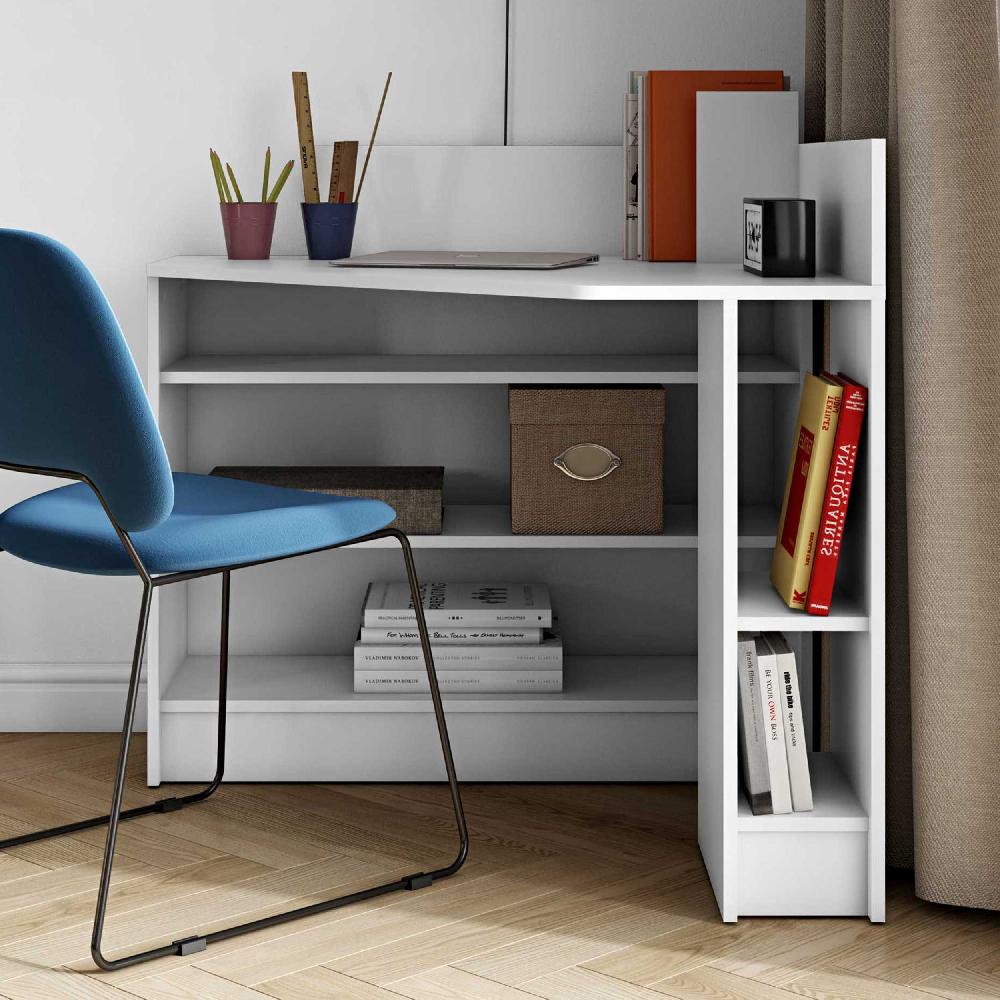 emob Hoekbureau Wall (klein) - wit