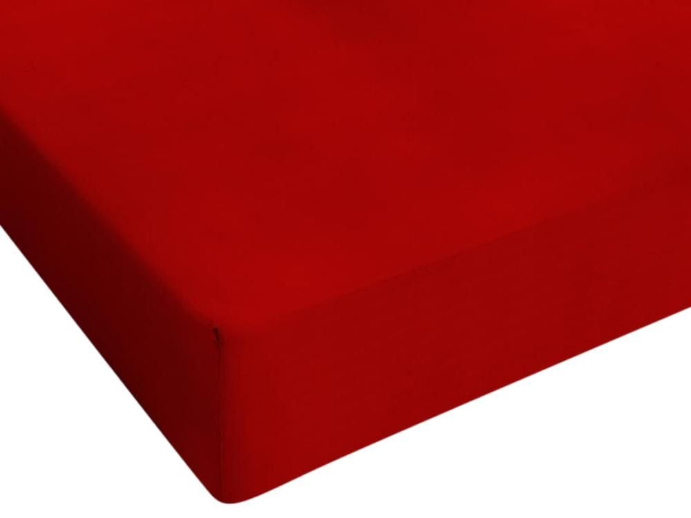 emob Hoeslaken Jersey rood 80/90/100x200cm
