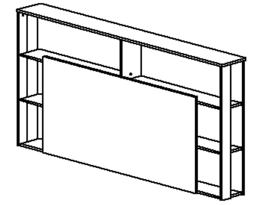 Emob Hoofdbord Met Opbergruimte Genaro