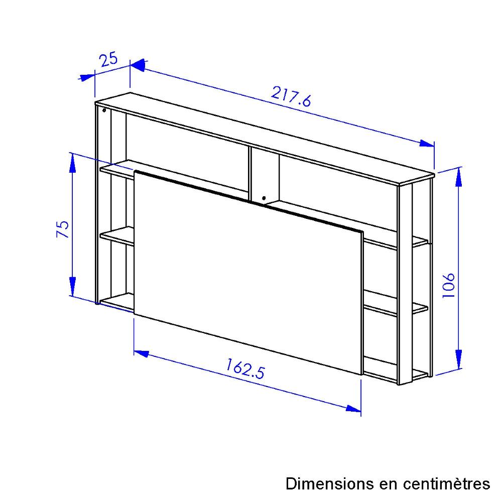 Emob Hoofdbord Met Opbergruimte Genaro