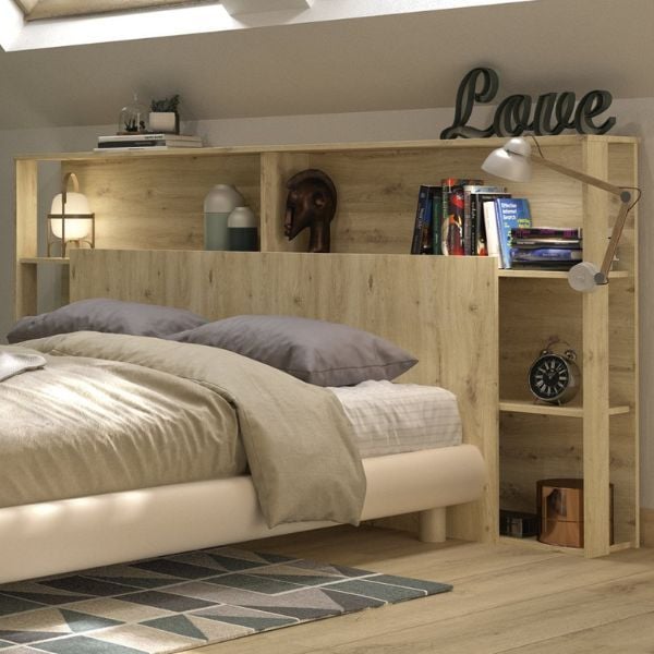 emob Hoofdbord met opbergruimte Genaro