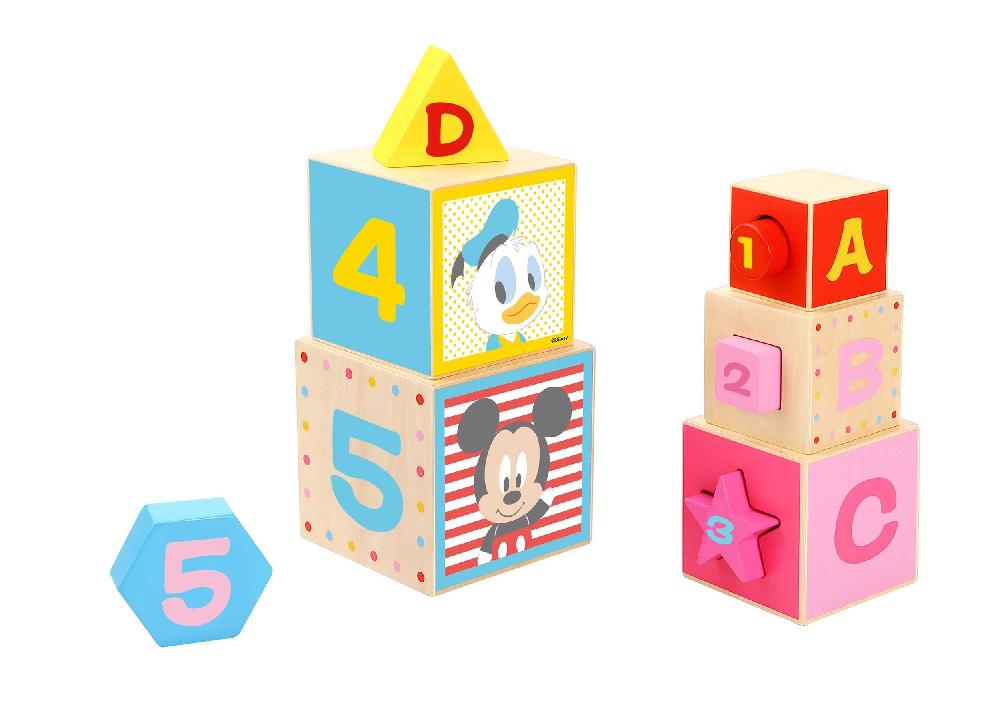 emob Houten stapelblokken Mickey Mouse