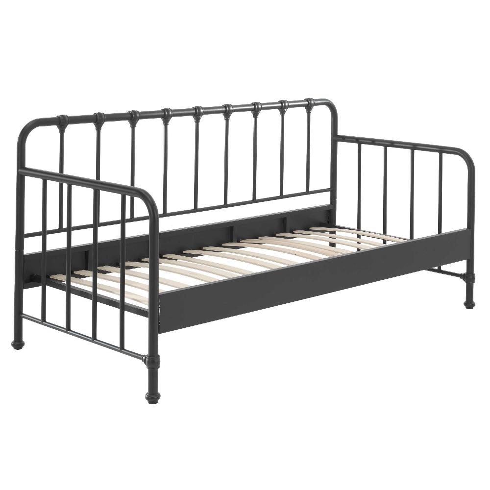 Emob Kajuitbed Bronxx Metaal 90x200 - Matzwart