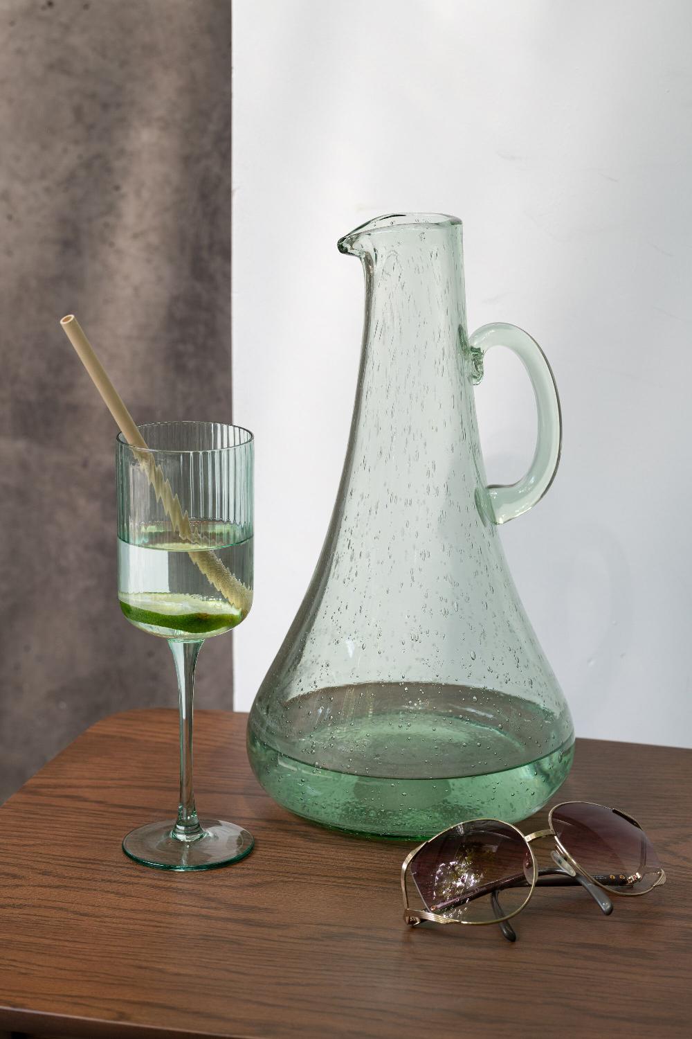 Emob Karaf Glas Watergroen