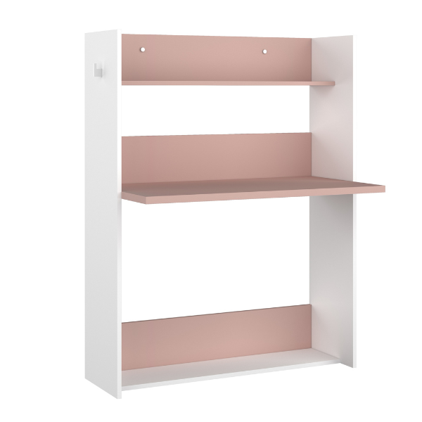 Emob Kast Met Bureaublad Bo0 - Wit/ Oudroze