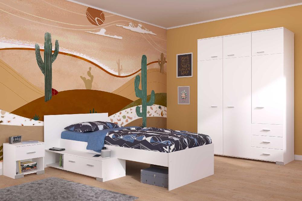 Emob Kinderbed Galaxy Met Lade - Wit