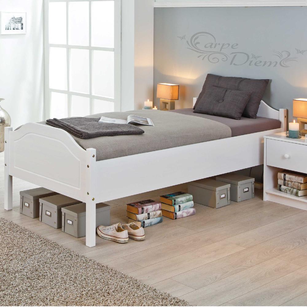 emob Kinderbed Karlo 90x200 cm - white wash